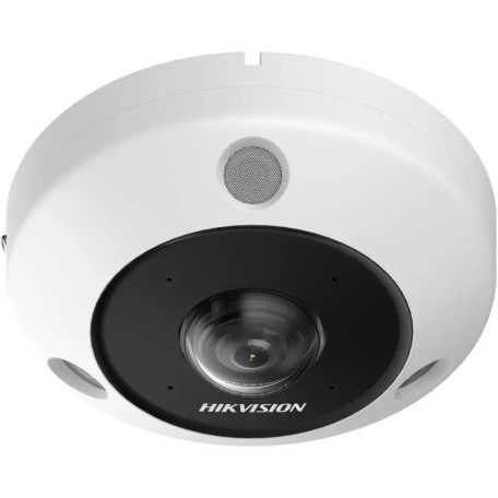 Hikvision DS-2CD63C5G1-IVS (1.29mm) 12 MP 360° vandálb. IR Smart IP fisheye kamera, hang I/O, riaszás I/O, mikrofon/hangsz., ImmerVision