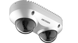 Hikvision DS-2CD6D42G0-IS (2.8mm) PanoVu Dual-Directional 4 MP EXIR IP panorámakamera, hang I/O, riasztás I/O, mikrofon