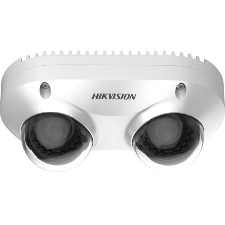 Hikvision DS-2CD6D52G0-IHS (2.8mm) PanoVu Dual-Directional 2x5 MP EXIR IP panorámakamera, hang I/O, riasztás I/O