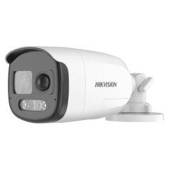   Hikvision DS-2CE12DF3T-PIRXOS (2.8mm) 2 MP ColorVu THD WDR fix csőkamera, villogó fény és hang riasztás, mikrofon, PIR