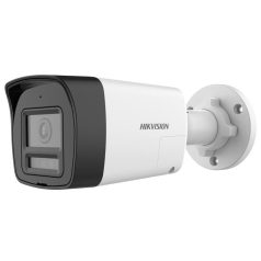   Hikvision DS-2CE16D0T-LXTS (2.8mm) 2 MP fix mini THD csőkamera, IR/láthatófény, kétirányú audio, hang- és fényriasztás