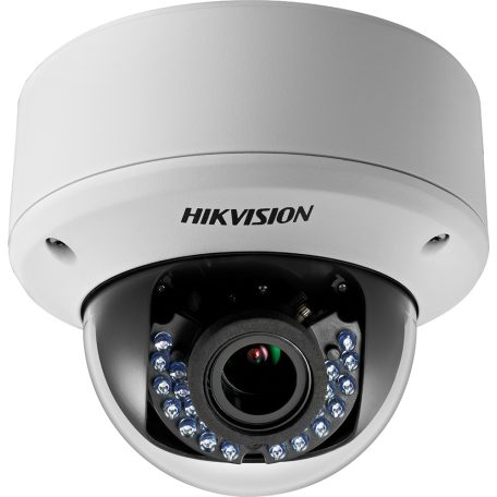 Hikvision DS-2CE56D0T-VPIR3E (2.8-12mm) 2 MP THD varifokális IR dómkamera, PoC