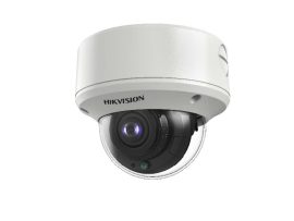 Hikvision DS-2CE59H8T-AVPIT3ZF(2.7-13.5) 5 MP THD vandálbiztos motoros zoom EXIR dómkamera, OSD menüvel, TVI/AHD/CVI/CVBS kimenet