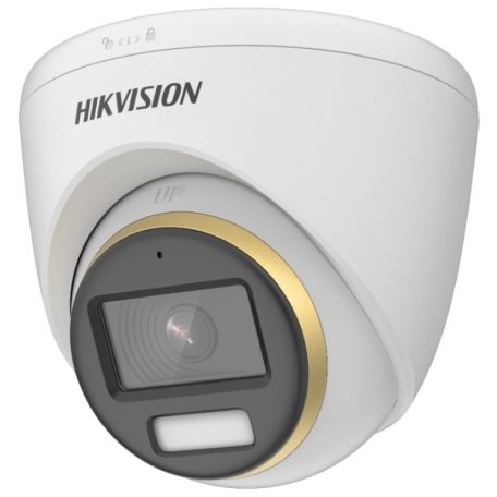 Hikvision DS-2CE72DF3T-FS (2.8mm) 2 MP ColorVu THD WDR fix turret kamera, fény riasztás, mikrofon