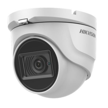 Hikvision DS-2CE76D0T-ITMFS (2.8mm) 2 MP THD fix EXIR turret kamera, TVI/AHD/CVI/CVBS kimenet, beépített mikrofon, koax audio