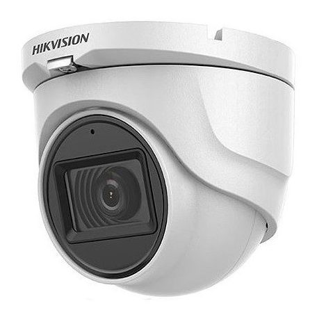 Hikvision DS-2CE76H0T-ITMFS (2.8mm) 5 MP THD fix EXIR turret kamera, OSD menüvel, TVI/AHD/CVI/CVBS kimenet, mikrofon, koax audio