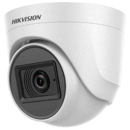 Hikvision DS-2CE76H0T-ITPFS (2.8mm) 5 MP THD fix EXIR turret kamera, TVI/AHD/CVI/CVBS kimenet, mikrofon, koax audio