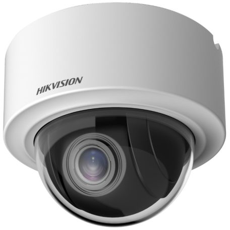 Hikvision DS-2DE3404W-DE (T5) 4 MP mini IP PTZ dómkamera, 4x zoom, hang I/O, riasztás I/O