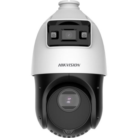 Hikvision DS-2SE4C215MWG-E (12F0) TandemVu Smart link AcuSense ColorVu IP panoráma+PTZ kamera, 2 MP, 15x zoom, hang I/O, riasztás I/O