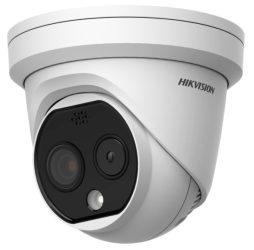Hikvision DS-2TD1217-2/QA HeatPro IP hő- (160x120) 90°x66° és láthatófény (4 MP) kamera,-20°C-150°C, villogó fény/hangriasztás