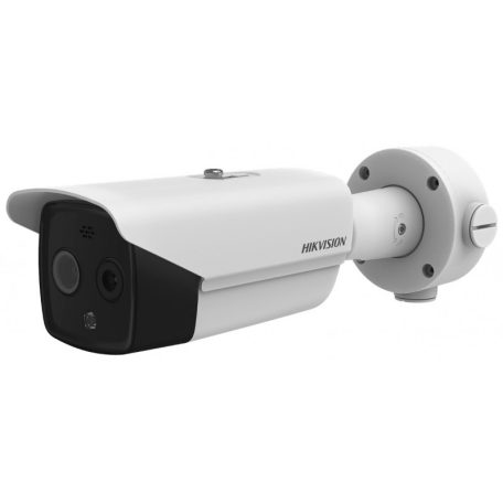 Hikvision DS-2TD2617-10/QA HeatPro IP hő- (160x120) 16°x12° és láthatófény (4 MP) kamera,-20°C-150°C, villogófény-/hangriasztás