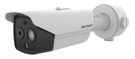 Hikvision DS-2TD2628-10/QA HeatPro IP hő- (256x192) 18°x14° és láthatófény (4 MP) kamera,-20°C-150°C, villogó fény/hangriasztás