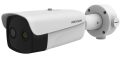   Hikvision DS-2TD2637-15/P (B) IP hő- (384x288) 24°x19° és láthatófény (4 MP) 51°x28° kamera, ±8°C, -20°C-150°C