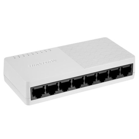 Hikvision DS-3E0108D-O 8 portos switch, 10/100M, nem menedzselhető, műanyag