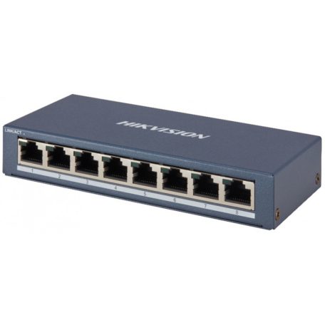 Hikvision DS-3E0508-E (B) 8 portos Gbit switch, nem menedzselhető