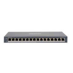   Hikvision DS-3E0516P-O 16 portos Gbit PoE switch (110 W), 16 PoE + 8 RJ45 port, nem menedzselhető