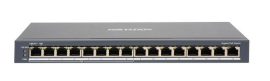 Hikvision DS-3E0516P-O 16 portos Gbit PoE switch (110 W), 16 PoE + 8 RJ45 port, nem menedzselhető