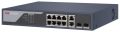   Hikvision DS-3E1310P-SI(V2) 10 portos PoE switch (125 W), 8 PoE + 2 kombinált uplink port, smart menedzselhető