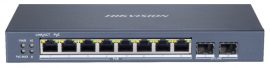 Hikvision DS-3E1510P-SI 10 portos Gbit PoE switch (110 W), 8 PoE + 2 SFP uplink port, smart menedzselhető