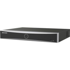   Hikvision DS-7604NXI-K1 (E)/IO4+1_2Lan 4 csatornás AcuSense NVR, 40/80 Mbps be-/kimeneti sávszélesség, 2 LAN port