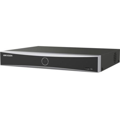 Hikvision DS-7608NXI-K1 (E)/IO4+1_2Lan 8 csatornás AcuSense NVR, 80/80 Mbps be-/kimeneti sávszélesség, riasztás I/O, 2 LAN port