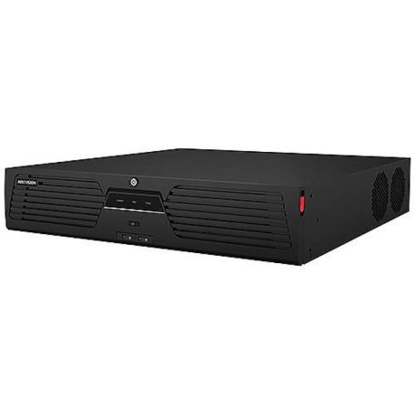 Hikvision DS-9616NI-M8/R 16 csatornás NVR, 320/400 Mbps be-/kimeneti sávszélesség, riasztás I/O, eSata, redundáns táp