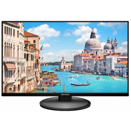 Hikvision DS-D5027UC 27 LED monitor, 178° betekintési szög, UHD felbontás, 24/7 működés, HDMI, VGA, DP