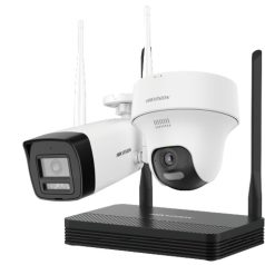   Hikvision DS-J142I/NKS422W02H IP kamerarendszer szett, 4 csatornás NVS+DS-2CV1023G2-LIDWF(2.8mm)(B)+DS-2CV1F23G2-LIDWF(2.8mm)(B)