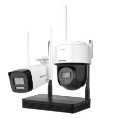   Hikvision DS-J142I/NKS424W03H IP kamerarendszer szett, 4 csatornás NVS+1 db DS-2CV1043G2-LIDWF(2.8mm)(B)+DS-2DE2C400MWG/W(2.8mm)