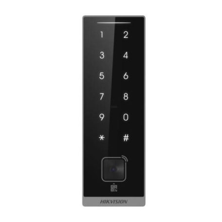 Hikvision DS-K1105EMKB-QR Kártyaolvasó EM, Mifare (13.56 MHz), RS485 vagy Wiegand kimenet, QR kód olvasó, PIN, Bluetooth