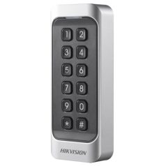  Hikvision DS-K1107AMK Kártyaolvasó 13.56 MHz (Mifare), RS485 és Wiegand kimenet, kültéri, billentyűzettel