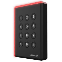   Hikvision DS-K1108AMK Kártyaolvasó 13.56 MHz (Mifare), RS485 vagy Wiegand kimenet, kültéri, billentyűzettel