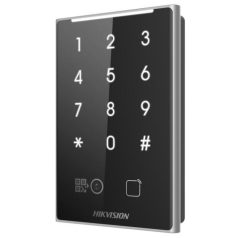   Hikvision DS-K1109DKB-QR Kártya- DESfire, Felica, Mifare (13.56 MHz) olvasó, QR kód olvasó, RS485 vagy Wiegand kimenet