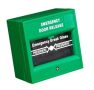   Hikvision DS-K7PEB/Green Üveglapos kézi jelzésadó beléptetőkhöz, zöld