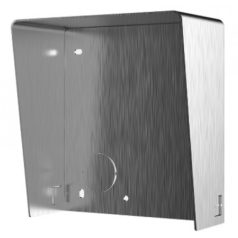   Hikvision DS-KABD8003-RS1/S Társasházi IP video-kaputelefon esővédő keret, 1 modulos verzió, rozsdamentes acél