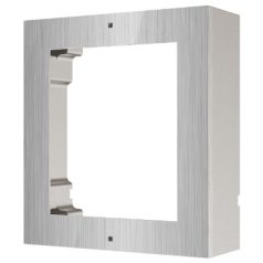   Hikvision DS-KD-ACW1/S Társasházi IP video-kaputelefon szerelőkeret felületre, 1 modulos verzió, rozsdamentes acél