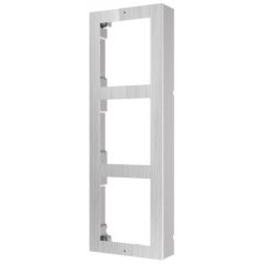   Hikvision DS-KD-ACW3/S Társasházi IP video-kaputelefon szerelőkeret felületre, 3 modulos verzió, rozsdamentes acél