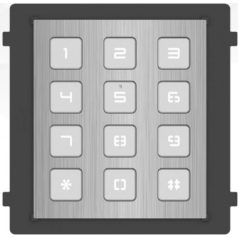   Hikvision DS-KD-KP/S Társasházi IP video-kaputelefon kültéri billentyűzet/tasztatúra modulegység, rozsdamentes acél