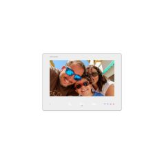   Hikvision DS-KH7300EY-WTE2/White Kétvezetékes HD video-kaputelefon beltéri egység,7 LCD kijelző,1024x600 felbontás,WiFi,fehér