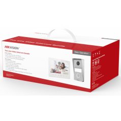   Hikvision DS-KIS101-P/Flush Analóg video-kaputelefon szett kültéri egységgel, kétvezetékes, süllyeszthető