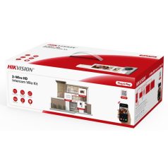   Hikvision DS-KIS705EY/2Monitors Kétvezetékes HD video-kaputelefon szett, kültéri, 2db fehér beltéri, disztributor