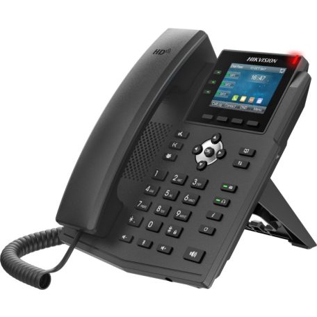 Hikvision DS-KP8000-WHE1 SIP telefon, 2.8 színes kijelző, 320x240, beépített 2,4 GHz WiFi