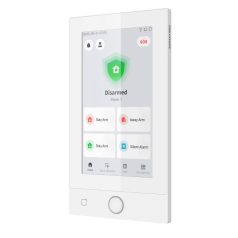   Hikvision DS-PK670MDW-HWE/White 7 érintőképernyős kezelő AX Hybrid Pro G2 központokhoz, 2/1 I/O, M1/DESFire, Ethernet/WiFi, fehér
