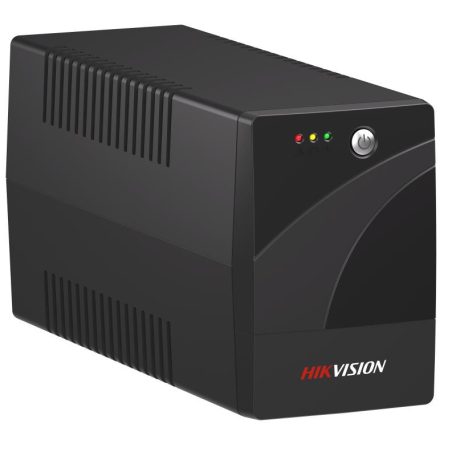 Hikvision DS-UPS1000-R Szünetmentes tápegység, 1000 VA/600 W, beépített akkumulátor 12V/9Ah, 2 db Schuko(DIN)