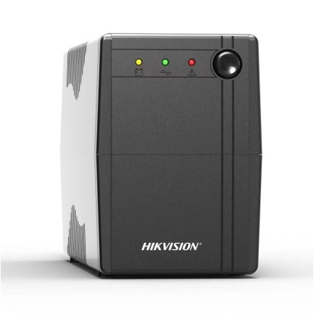 Hikvision DS-UPS1000 Szünetmentes tápegység, 1000 VA/600 W, beépített akkumulátor 12V/9Ah, 2 db Schuko(DIN)