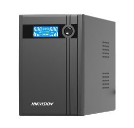 Hikvision DS-UPS2000/GER Szünetmentes tápegység,2000 VA/1200 W,LCD kijelző,2 db beépített akkumulátor 12V/9Ah,4db Schuko(DIN)