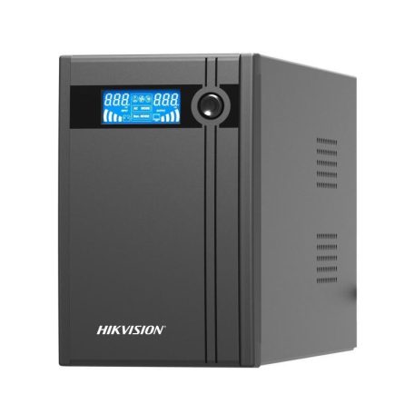 Hikvision DS-UPS2000/GER Szünetmentes tápegység,2000 VA/1200 W,LCD kijelző,2 db beépített akkumulátor 12V/9Ah,4db Schuko(DIN)