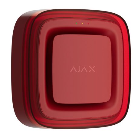 Ajax EN54-FIREPROTECT-SOUNDER-VAD-R EN54 FireProtect hang- és fényjelző, vezeték nélküli, piros