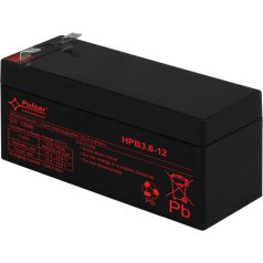   Pulsar HPB3.6-12 Akkumulátor 12V 3,6 Ah, HPB széria, T1 (F1) csatlakozó