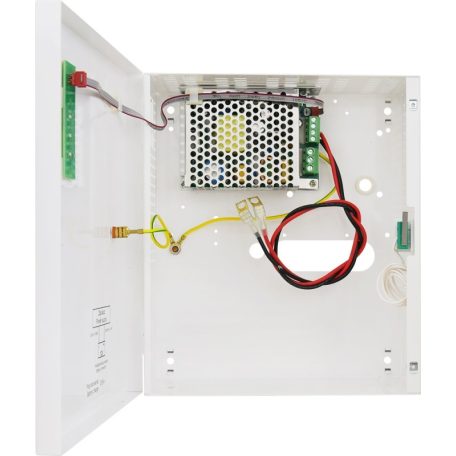 Pulsar HPSB-12V3A-B Falra szerelhető, zárható fémdobozos tápegység, 13,8V/3A/7Ah